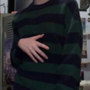 SMALL/MED striped sweater
